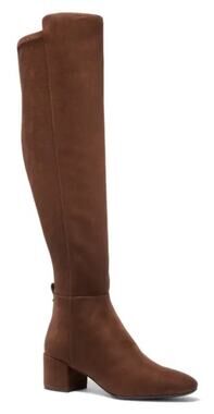MICHAEL KORS Braden Suede Side-Zip Over The Knee Boots Women's Size 8 US